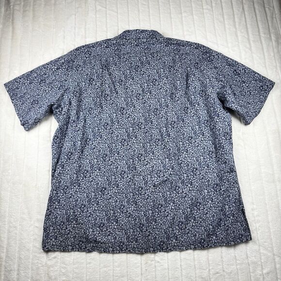 VTG Polo Ralph Lauren Shirt Caldwell Men XL Hawaiian Floral Camp Loop Collar AOP - Picture 2 of 10